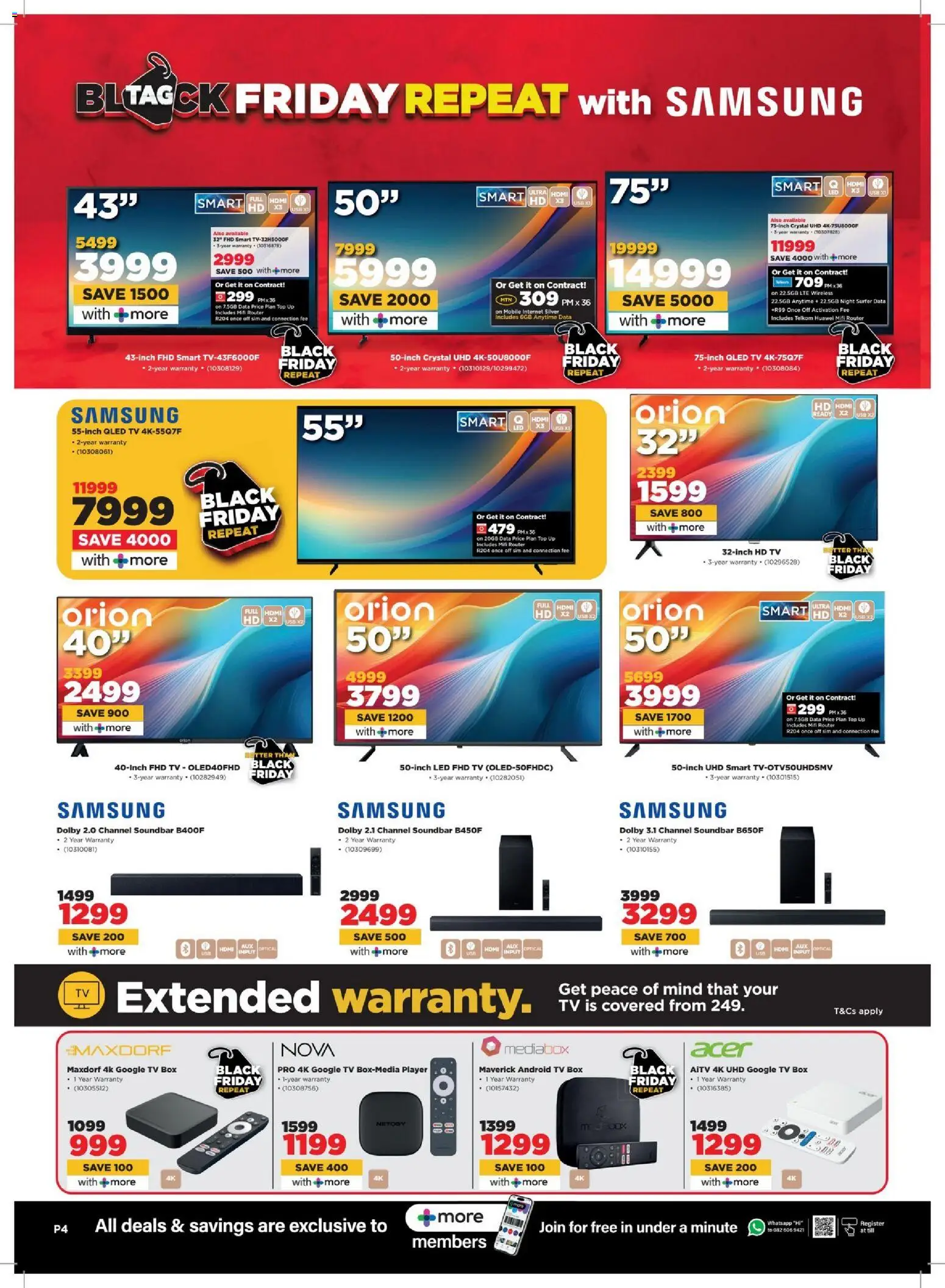 New HiFi Corp catalogue – valid from 04.03.2026 | Page: 4 | Products: Data, Sim, Router, Soundbar