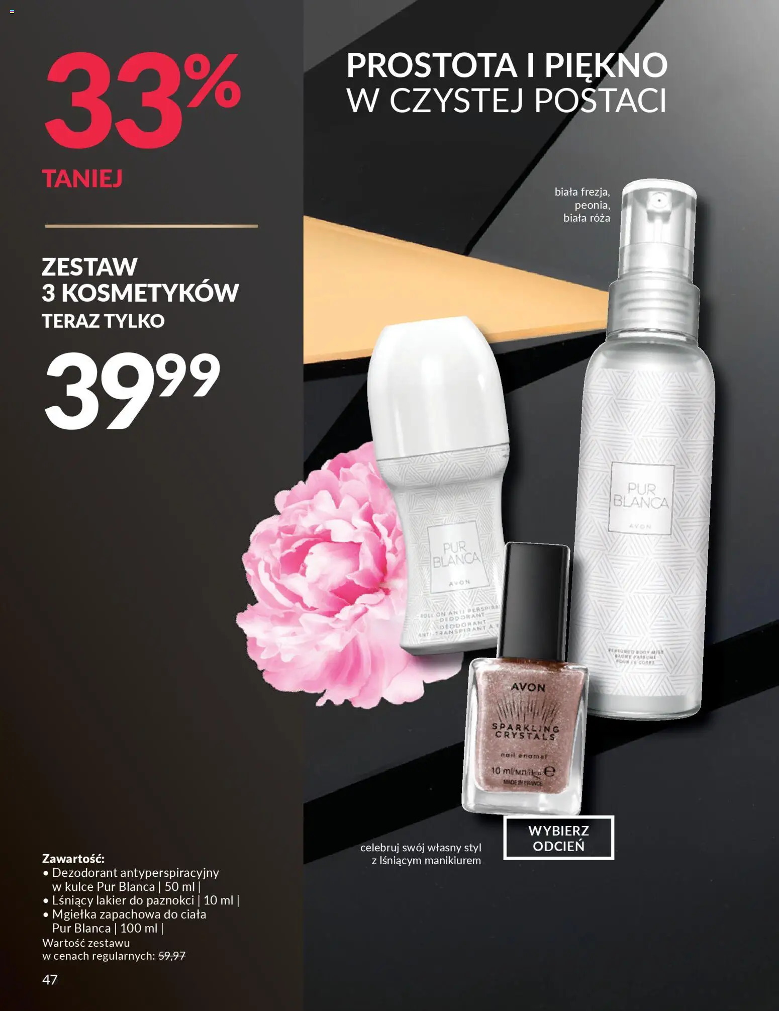 Avon Black Friday od 13.11.2025 | Strona: 47 | Produkty: Lakier do paznokci, Dezodorant