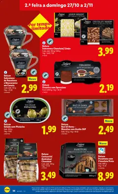 Pré-visualização Deluxe Sobremesa Chocolate/Limão, Cada emb. 450 g/ 500 g válido de 27.10.2025 | Página: 34
