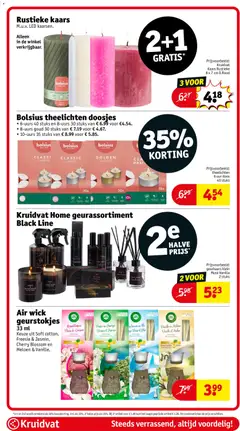 Kruidvat - Folder week 46 - Voorbeeld van een folder van Kruidvat, geldig van 11.11.2025 | Pagina: 104 | Producten: Meloen, Kaars, Kan, Pavilon