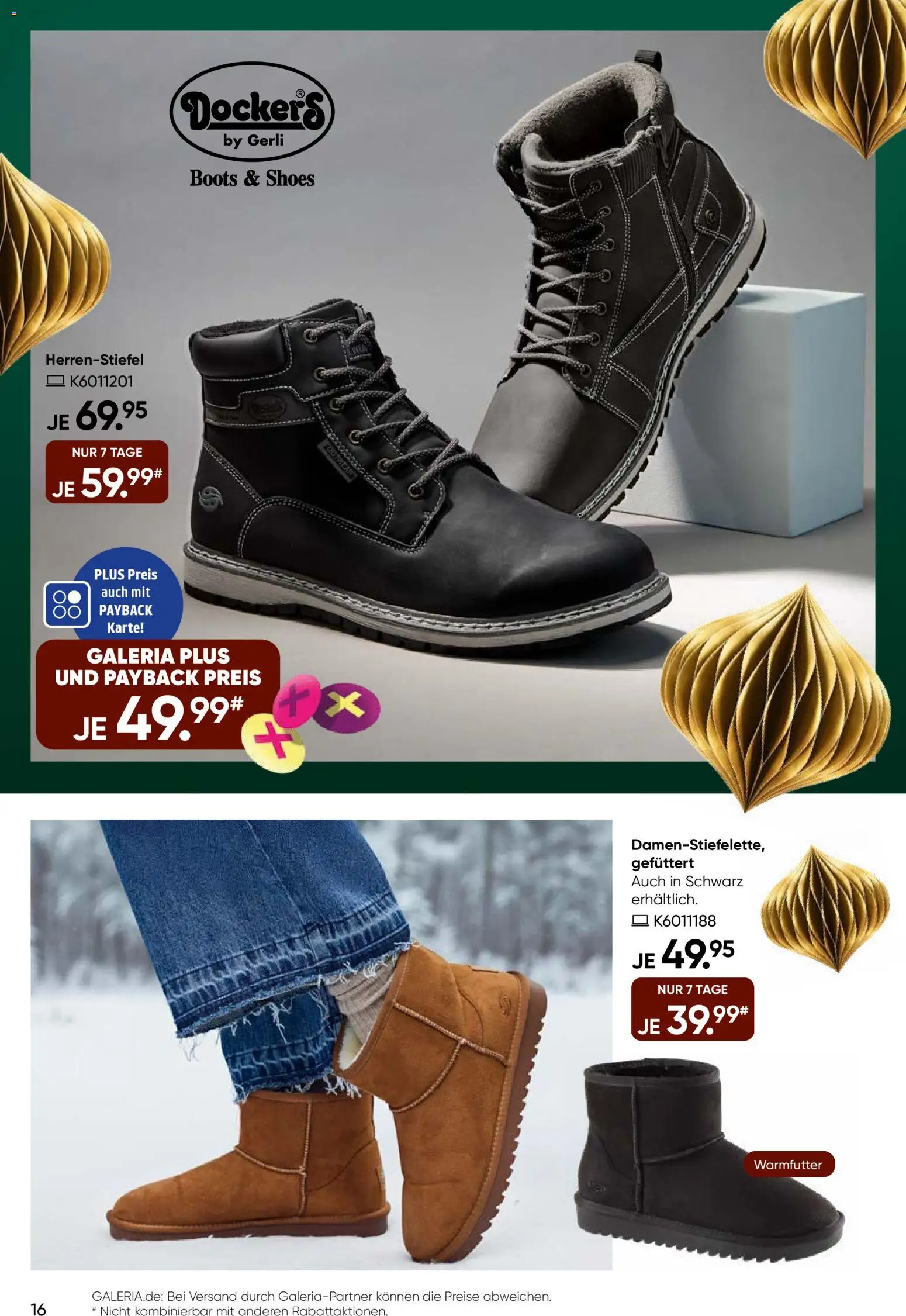 Galeria Karstadt Kaufhof Prospekt 	 – gültig ab 10.12.2025 | Seite: 16