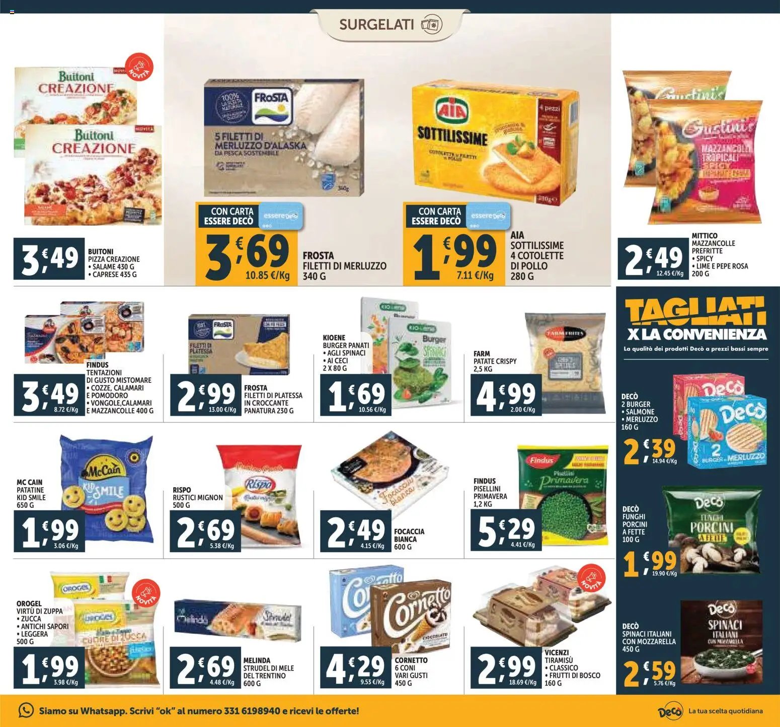 Volantino Decò del 07.11.2025 | Pagina: 15 | Prodotti: Patate, Pepe, Mozzarella, Pesca