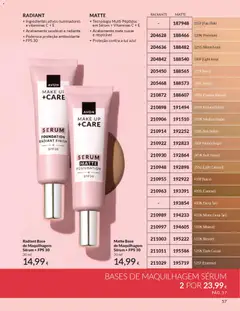 Pré-visualização Radiant Base de Maquilhagem Sérum + FPS 30, Radiant Base de Maquilhagem Sérum + FPS 30 30 ml válido de 01.04.2026 | Página: 57