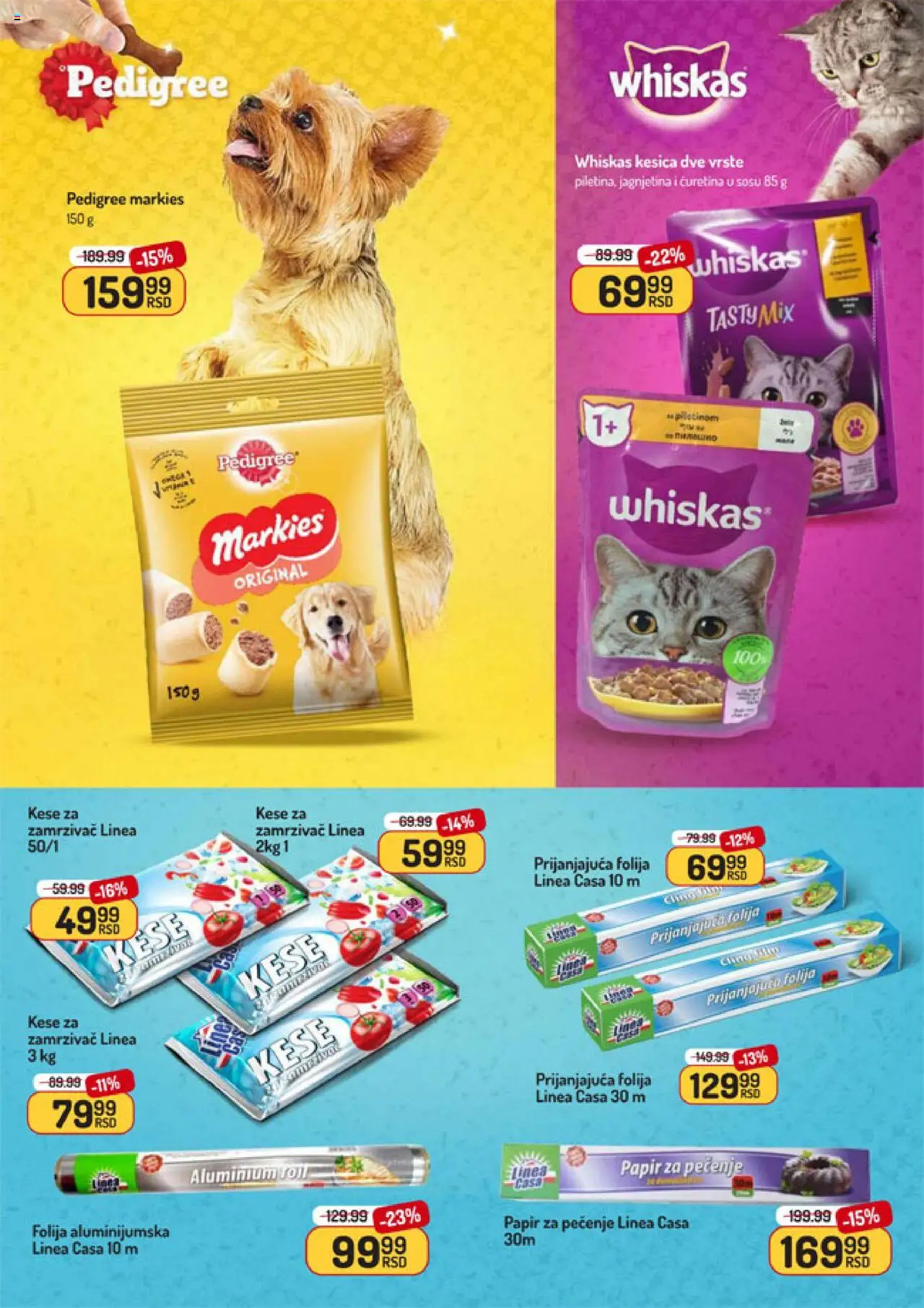 Aman katalog - važi od 18.08.2025 | Strana: 37 | Proizvode: Papir za pečenje, Zamrzivač, Kese za zamrzivač, Whiskas