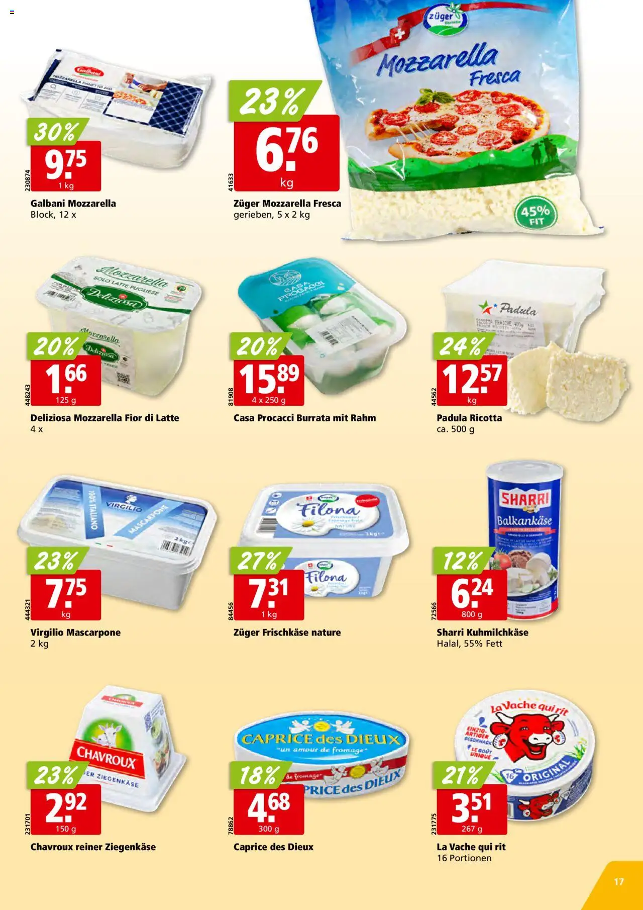 Aligro Aktionen – gültig ab 20.10.2025 | Seite: 17 | Produkte: Mascarpone, Ziegenkäse, Fennikel