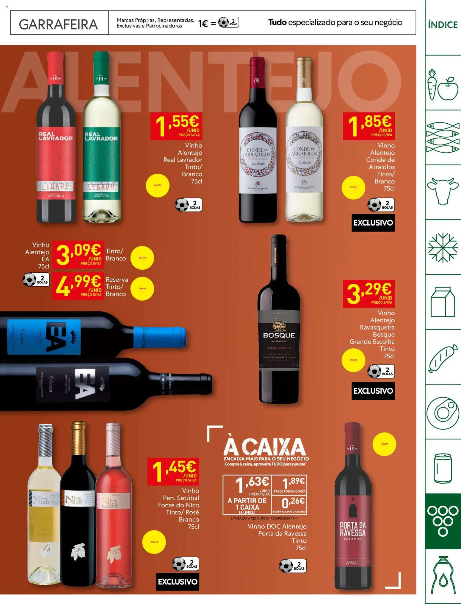 Recheio - Horeca Bons Negócios Madeira │ válido de 21.04.2026 | Página: 29 | Produtos: Porta, Caixa, Vinho