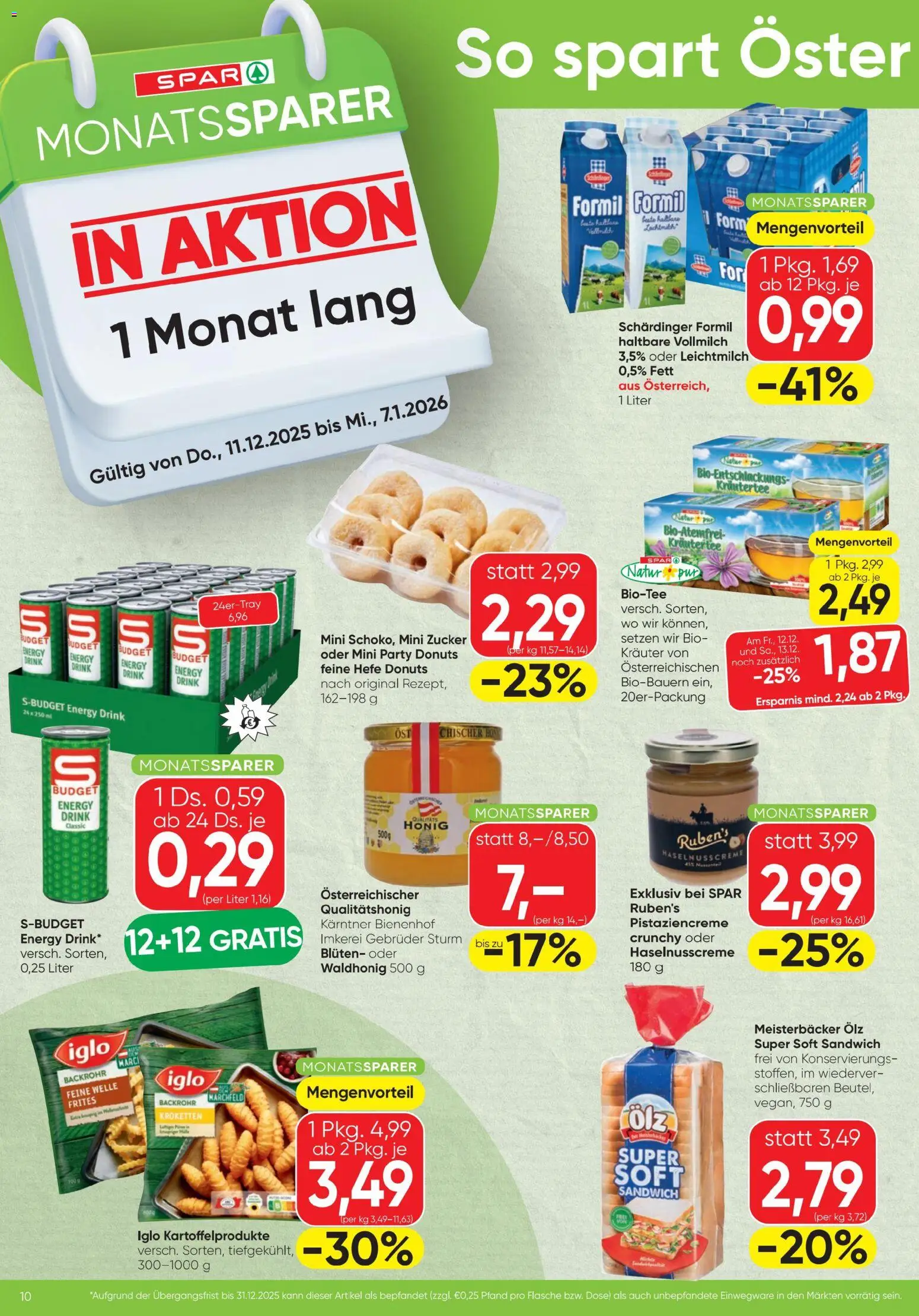 Spar Flugblatt gültig ab 11.12.2025 | Seite: 10