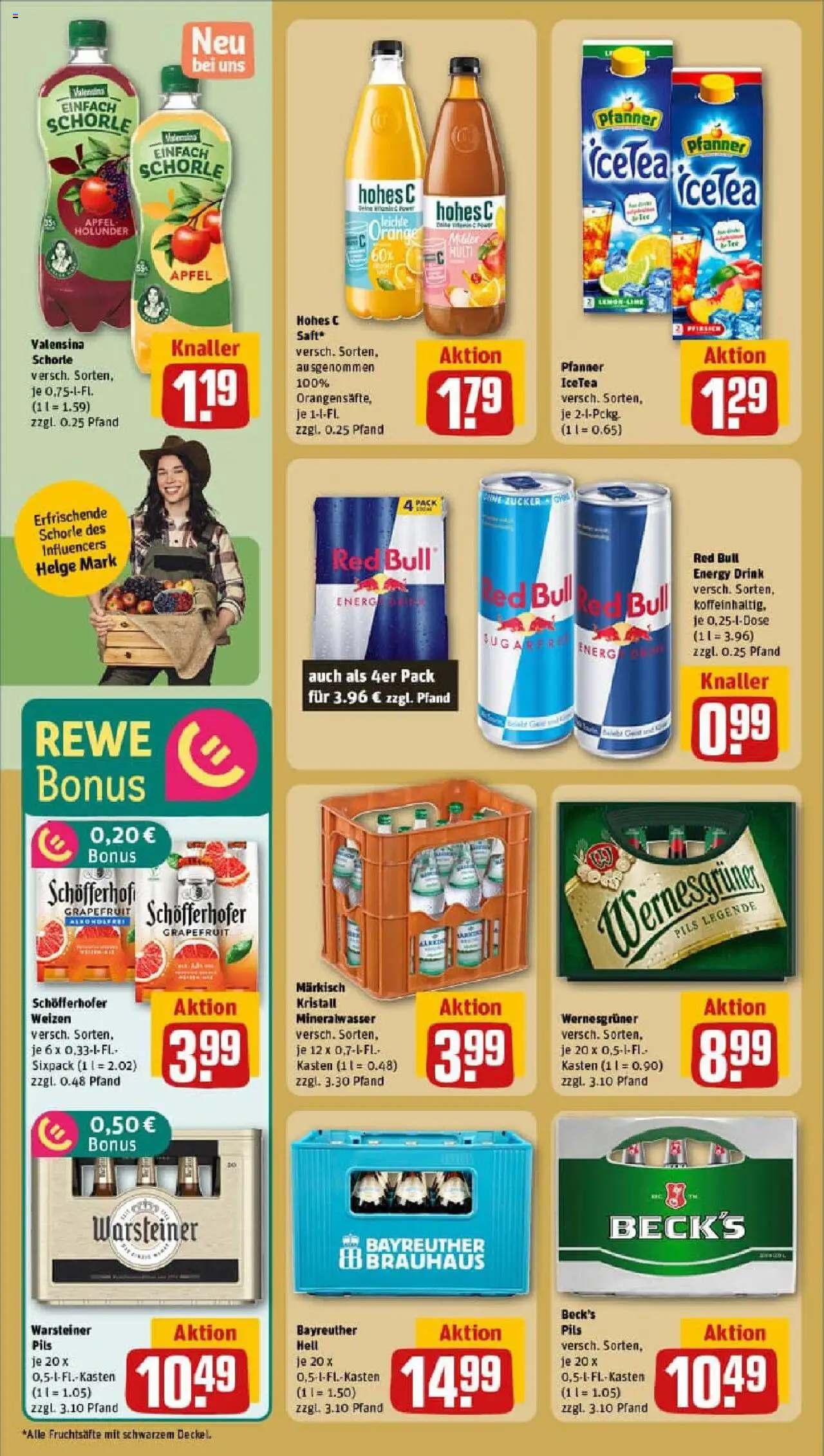 Rewe prospekt Nuthetal / Bergholz-Rehbrücke	 - gültig ab dem 11.08.2025 | Seite: 20 | Produkte: Red bull, Zucker, Warsteiner, Hohes c