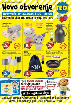 TEDi - TEDi katalog do 12.12.2025 - Pregled kataloga iz trgovine TEDi, vrijedi od 03.12.2025