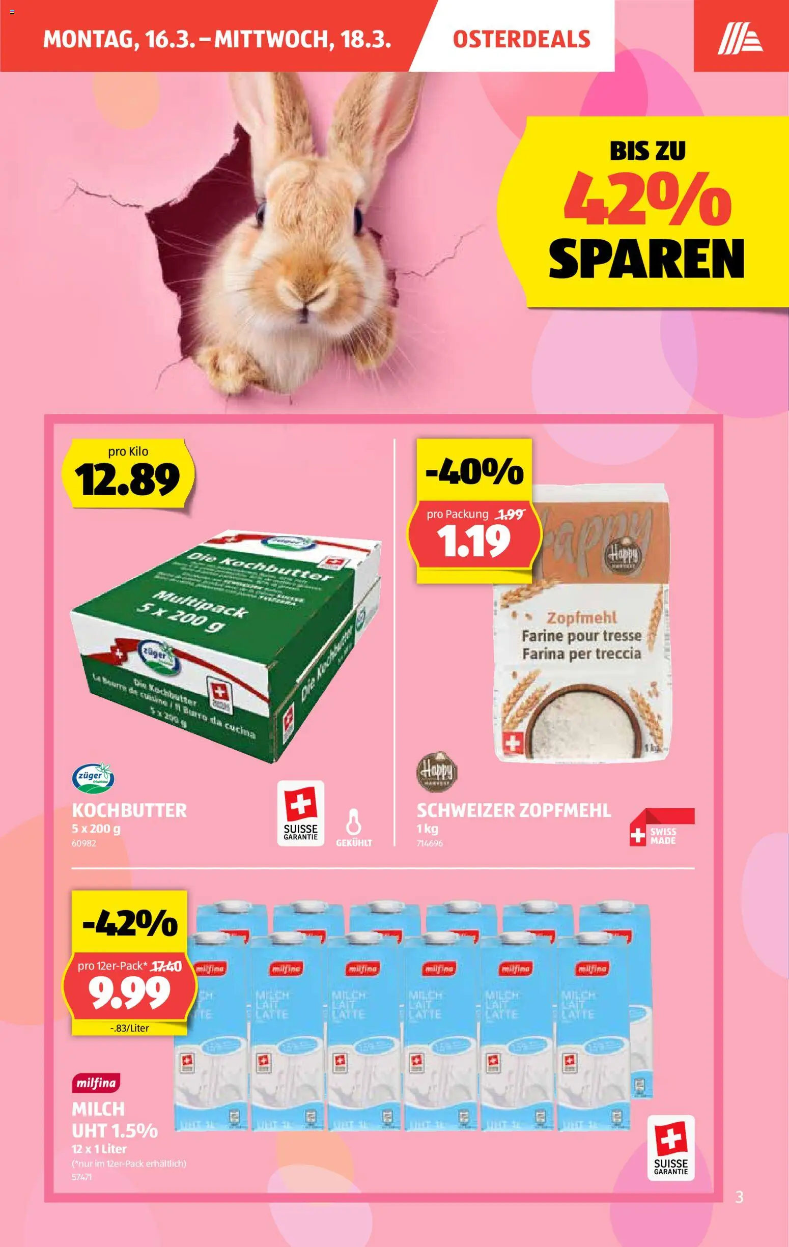 Aldi aktionen – gültig ab 12.03.2026 | Seite: 4 | Produkte: Milch
