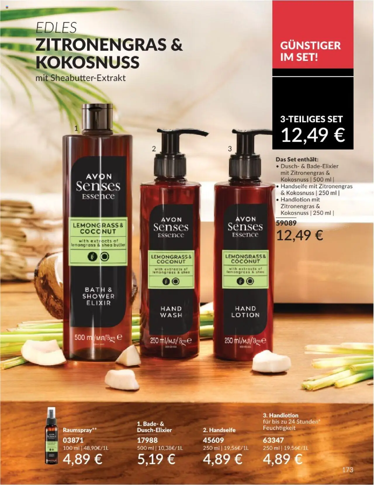 AVON Katalog August 2025 - gültig ab dem 01.08.2025 | Seite: 175 | Produkte: Zitronengras, Butter