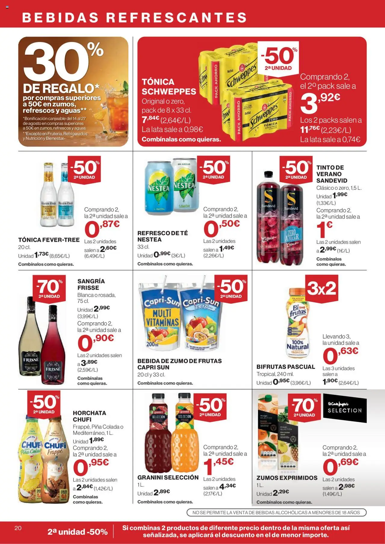 Hipercor catálogo │ válido desde el 31.07.2025 | Página: 22 | Productos: Piña, Ροζ πιπέρι, Té
