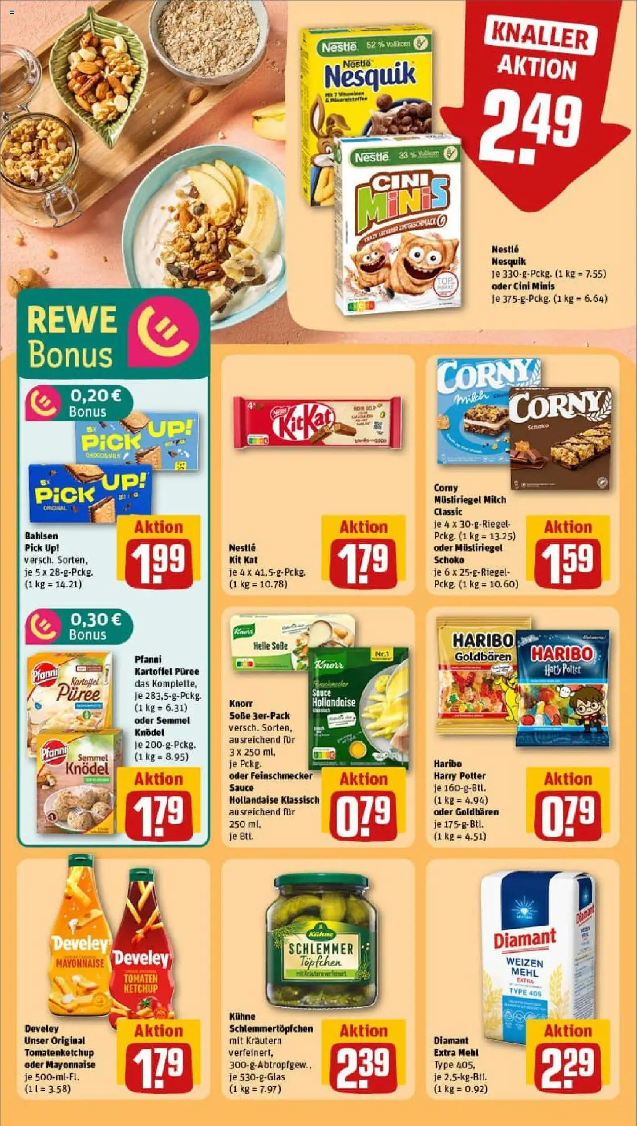 Rewe prospekt Göttingen	 – gültig ab 13.10.2025 | Seite: 12 | Produkte: Mehl, Knorr, Mayonnaise, Soße