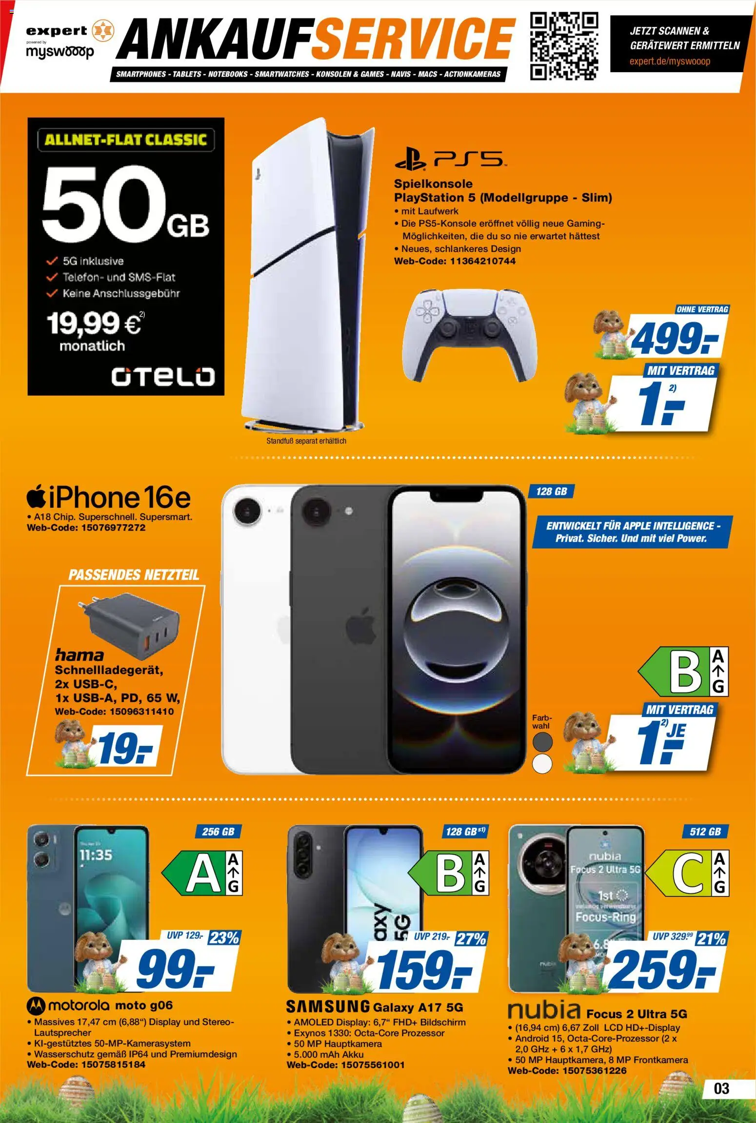Expert Prospekt 	 – gültig ab 20.03.2026 | Seite: 3 | Produkte: Spielkonsole, Playstation, Lautsprecher, Samsung
