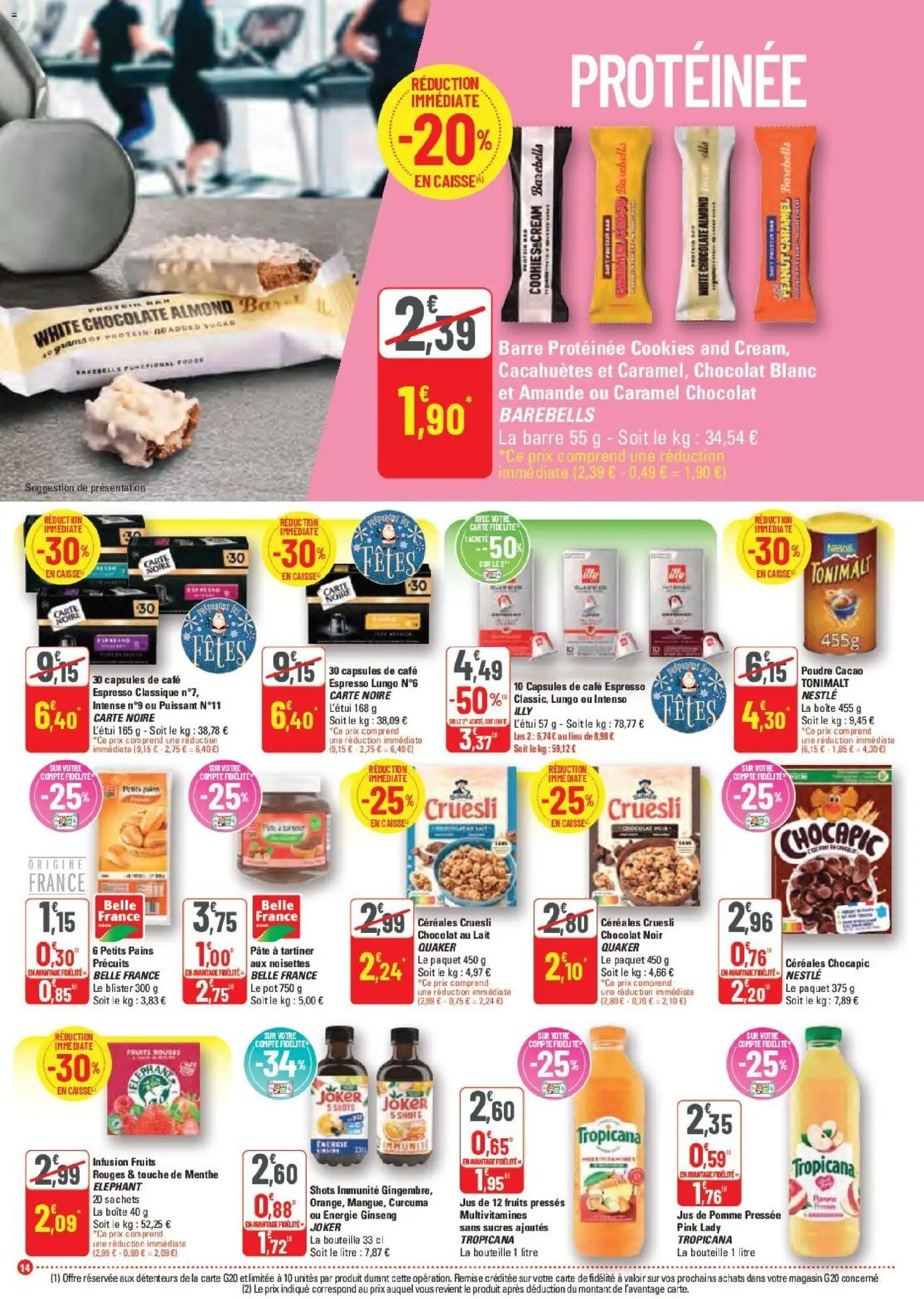 {H1} | Page: 14 | Produits: Chocapic, Infusion, Poudre, Céréales