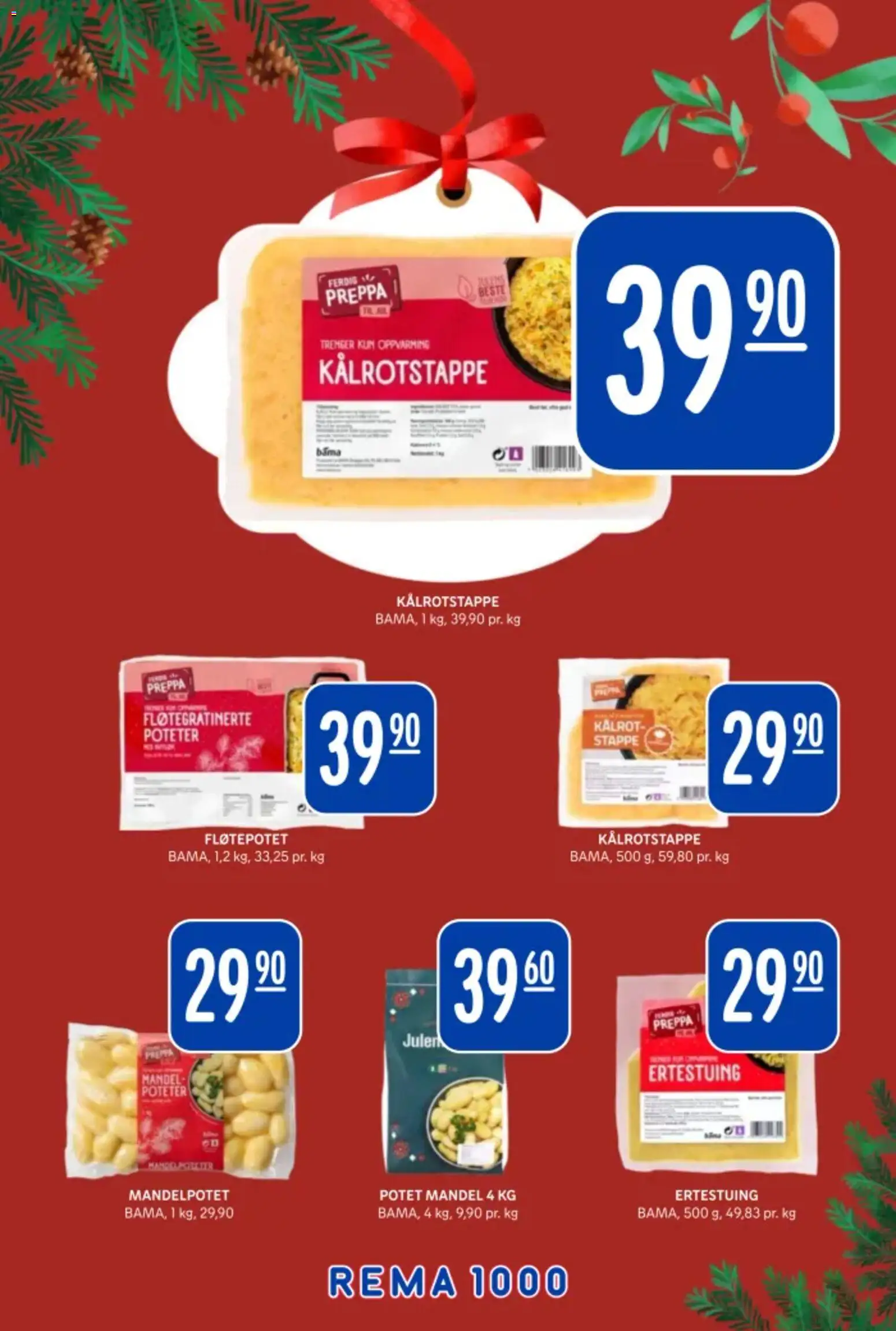 {H1} | Side: 4 | Produkter: Poteter, Kålrot, Суміш дитяча