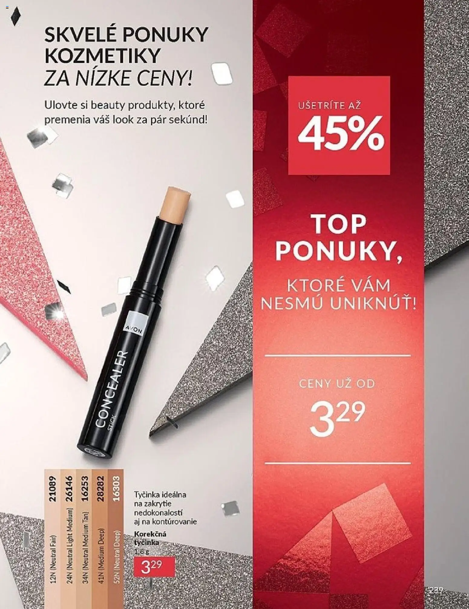 Nové Avon akcie – leták je platný od 01.12.2025 | Strana: 239