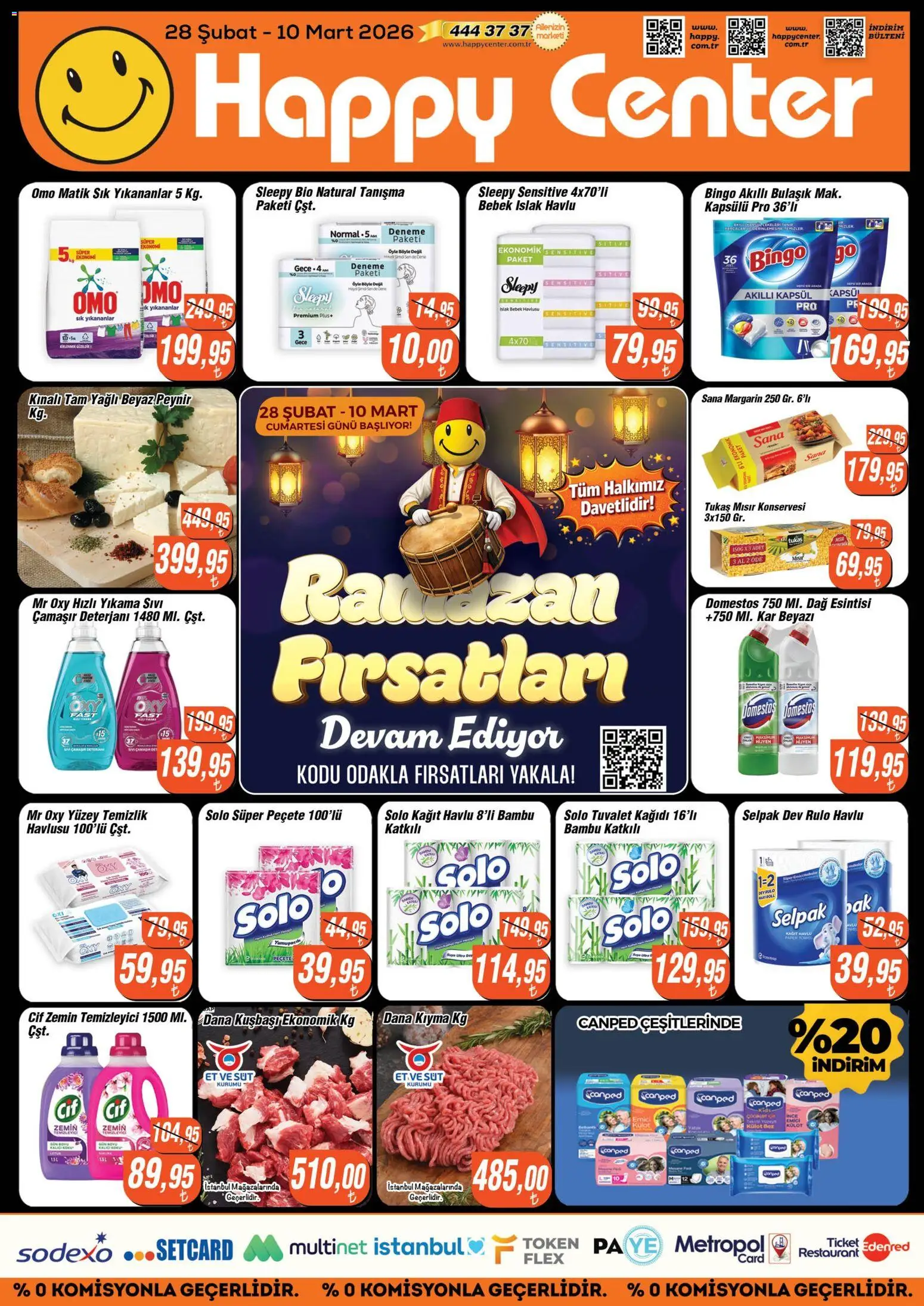 Happy Center Katalog - 28.02.2026 tarihinden itibaren geçerlidir | Sayfa: 3 | Ürünler: Tuvalet, Süt, Tuvalet kağıdı, Mısır