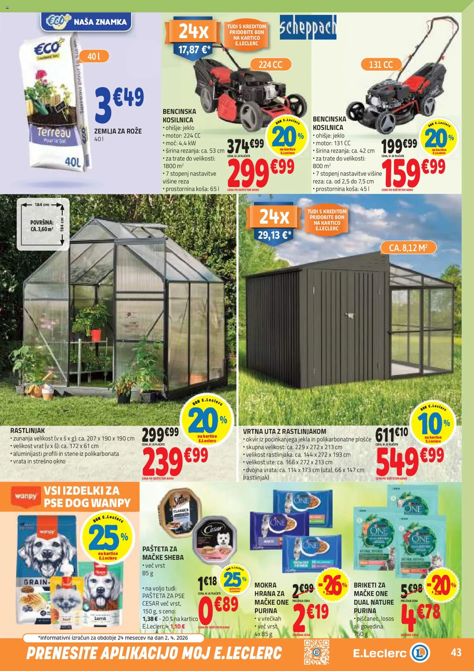 Novi E.leclerc katalog ponudbe – veljaven od 15.04.2026 | Stran: 43