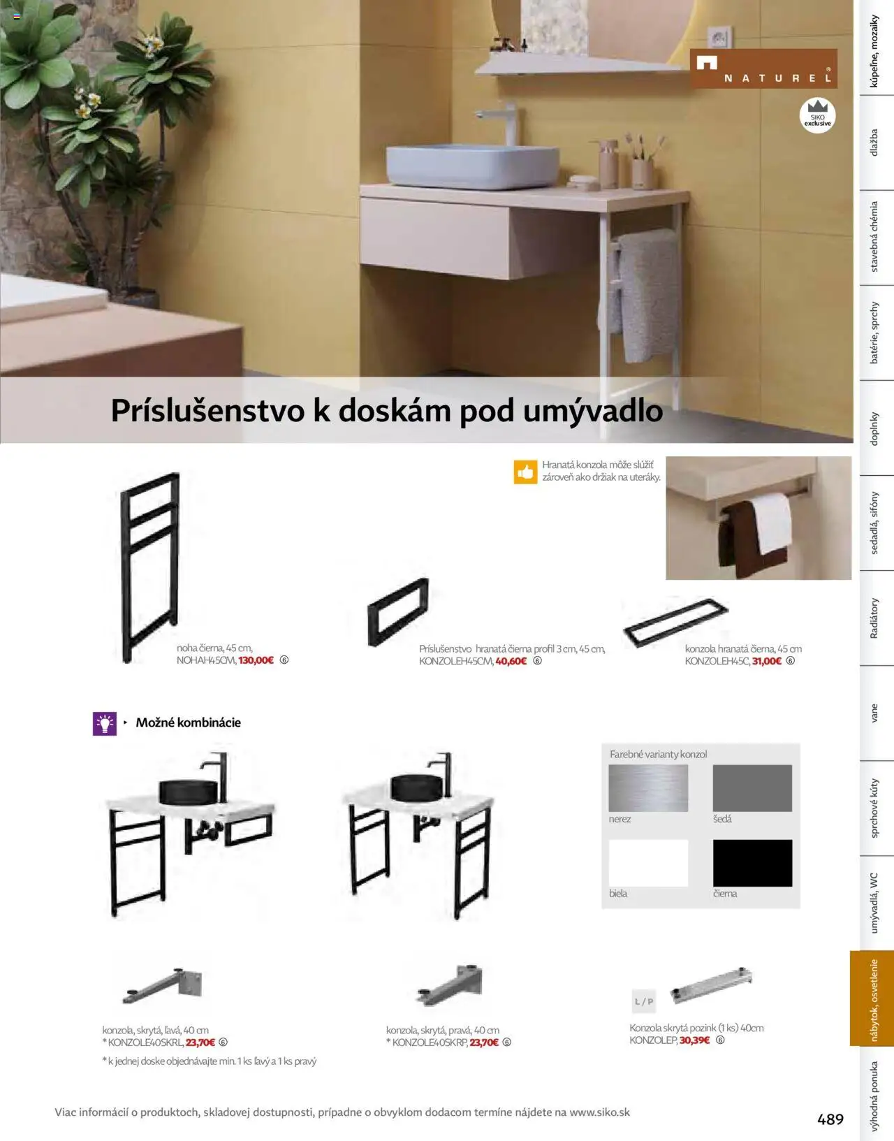 Siko leták │ platný od 01.08.2024 | Strana: 595 | Produkty: Nábytok, Osvetlenie, Dlažba, Radiátory