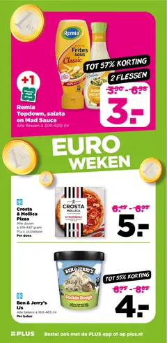 Ben & Jerry's IJs, Alle bekers à 160-465 ml Per beker - Voorbeeld van een folder van Plus, geldig van 15.04.2026 | Pagina: 28