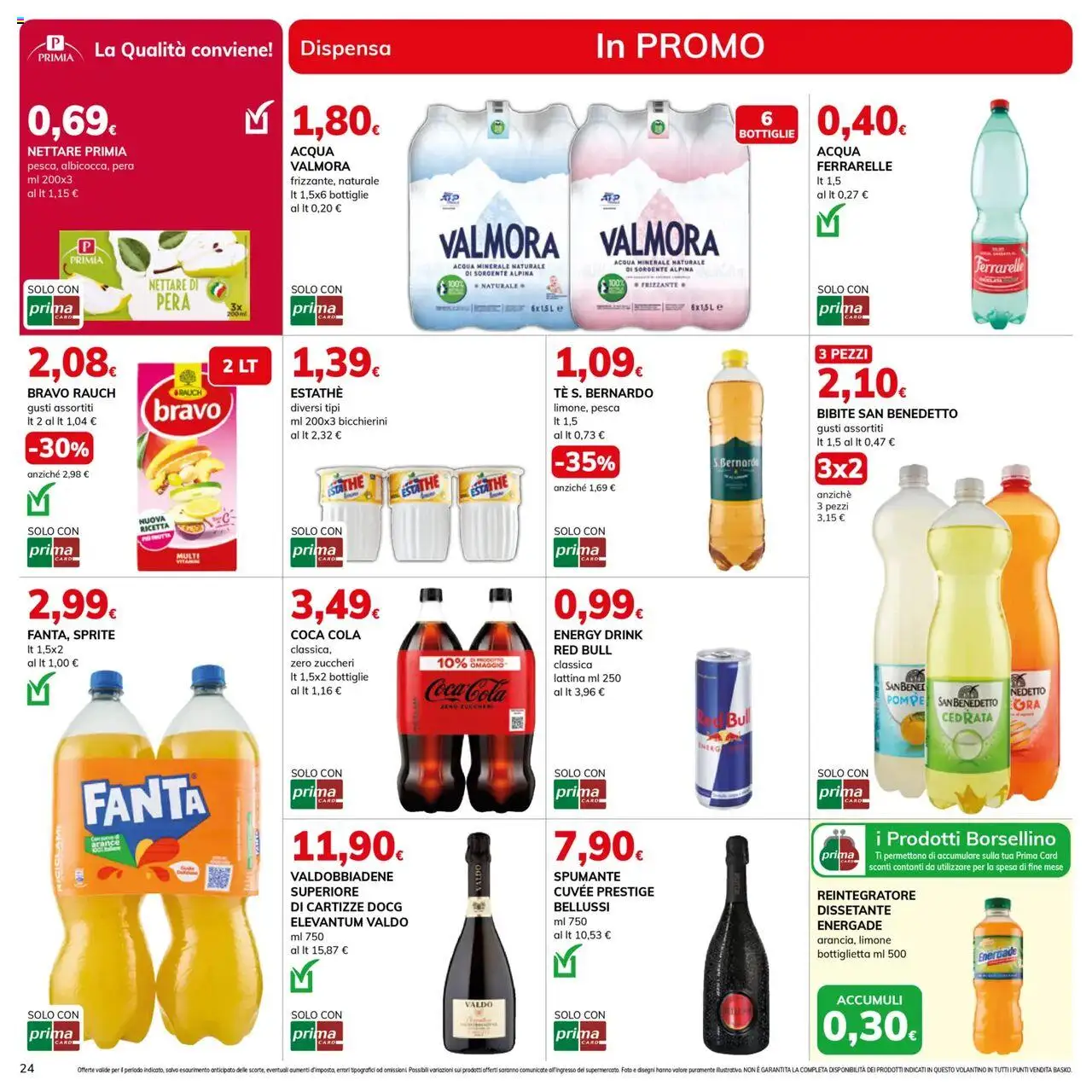 Volantino Basko del 03.06.2025 | Pagina: 24 | Prodotti: Acqua, Spumante, Acqua minerale, Coca Cola