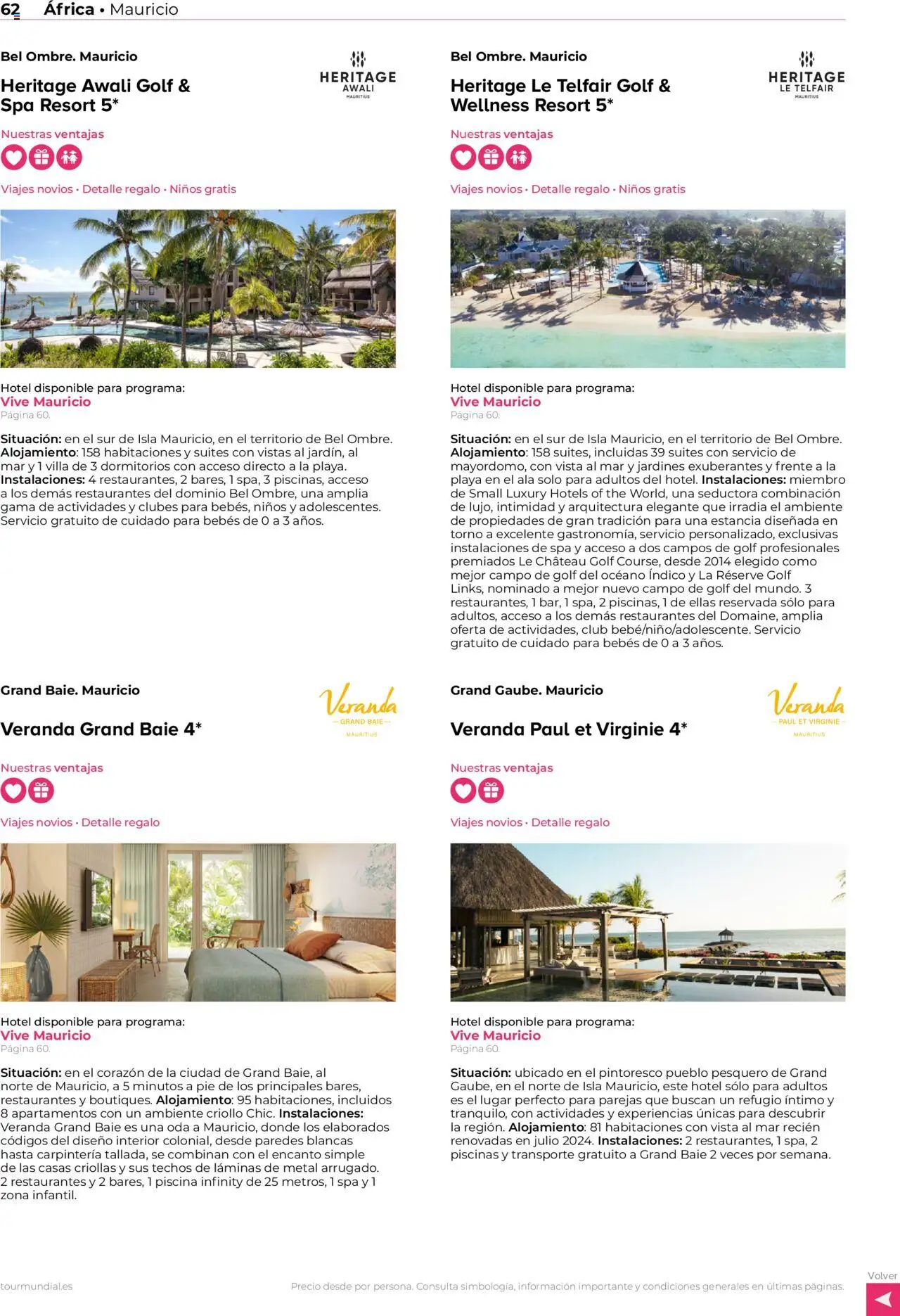 Viajes El Corte Inglés Africa y Oriente Medio │ válido desde el 01.01.2025 | Página: 62