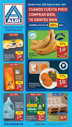 Vista previa Aldi folleto Canarias válido desde el 20.04.2026