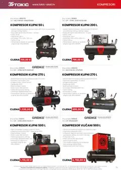 Katalog Tokić - Pregled kataloga iz trgovine Tokić, vrijedi od 08.09.2025 | Stranica: 15 | Proizvodi: Kompresor