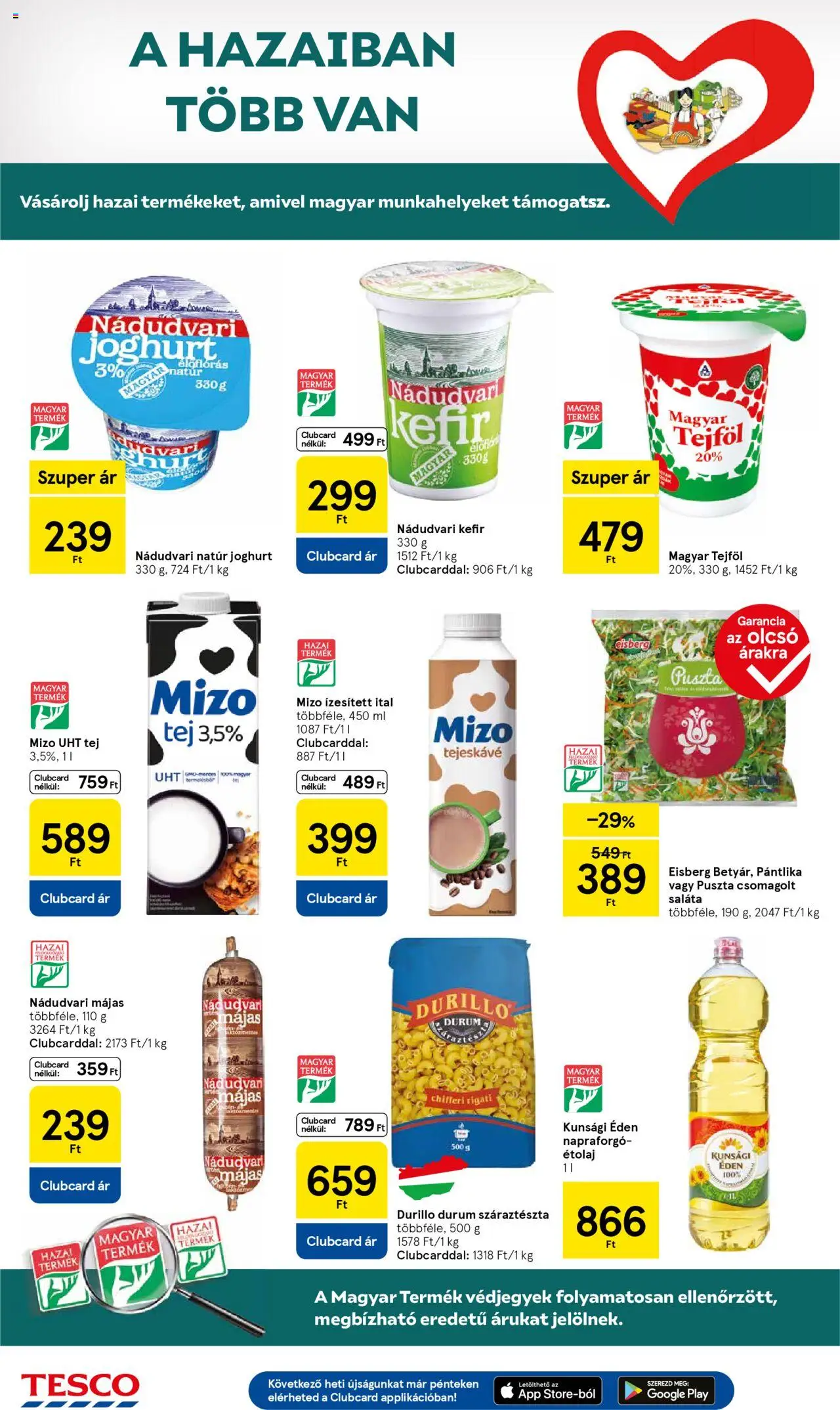 Tesco akciós ujság - amely érvényes a következő dátumtól: 12.06.2025 | Oldal: 10 | Termékek: Kefir, Tej, Tejföl, Száraztészta