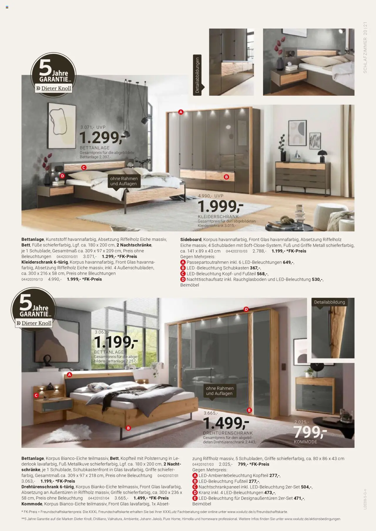 XXXL Lutz Dieter Knoll Spezial - gültig ab dem 04.08.2025 | Seite: 21 | Produkte: Kleiderschrank, Kommode, Drehtürenschrank