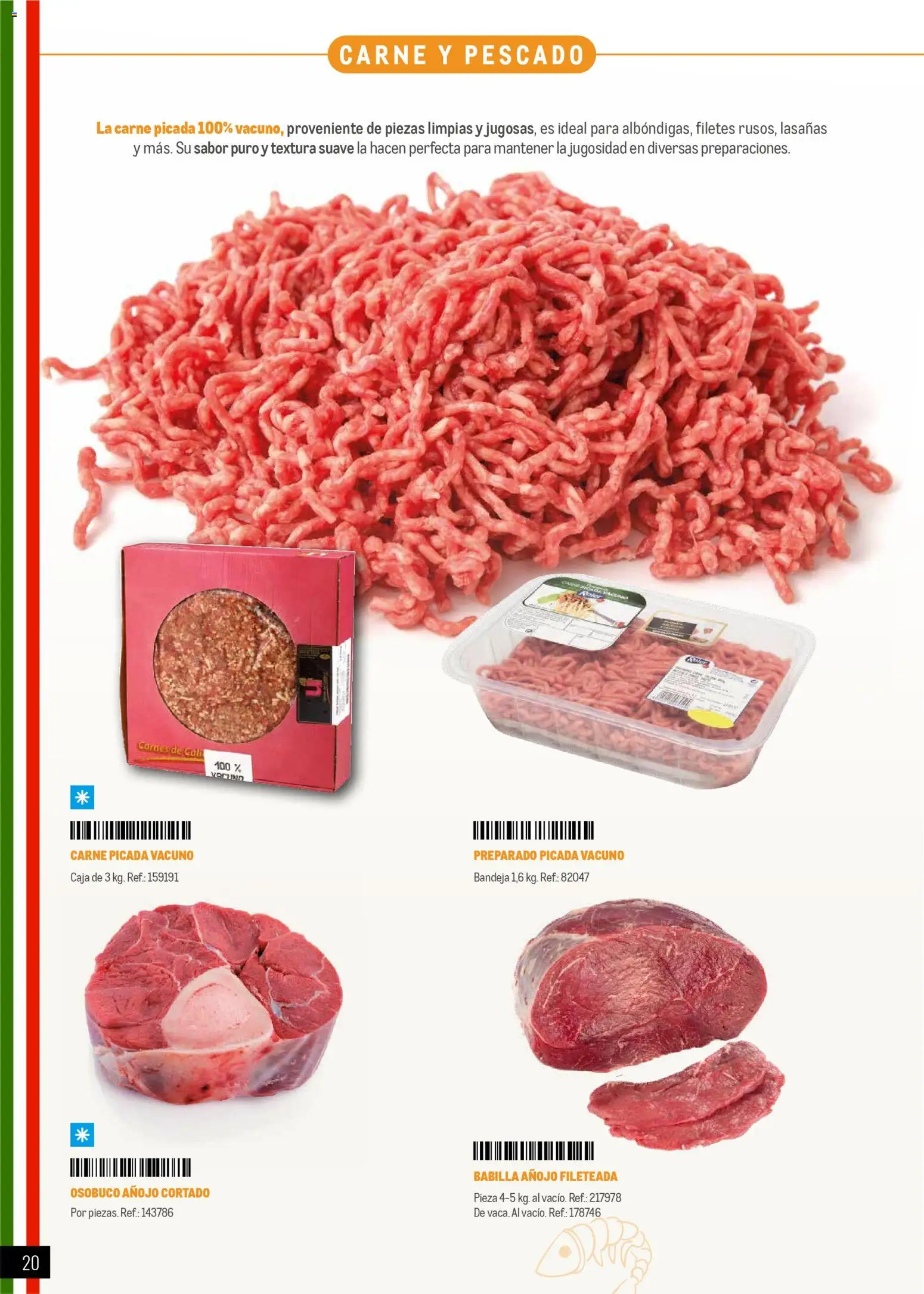 Makro Restaurantes italianos Prat │ válido desde el 27.03.2026 | Página: 20 | Productos: Pescado, Bandeja, Caja