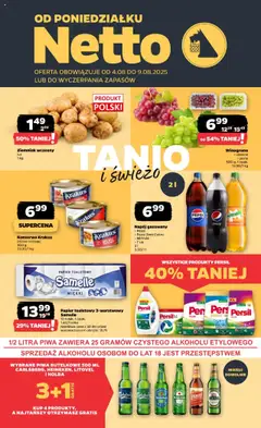 Pogląd oferty "Netto gazetka - Spożywcza" - ważna od 04.08.2025