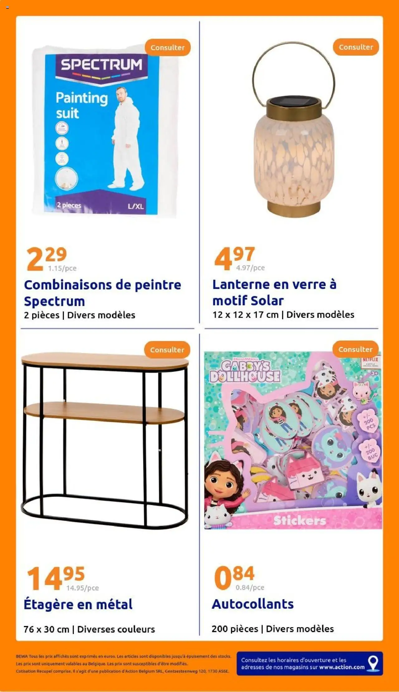  | Page: 34 | Produits: Autocollants, Étagère