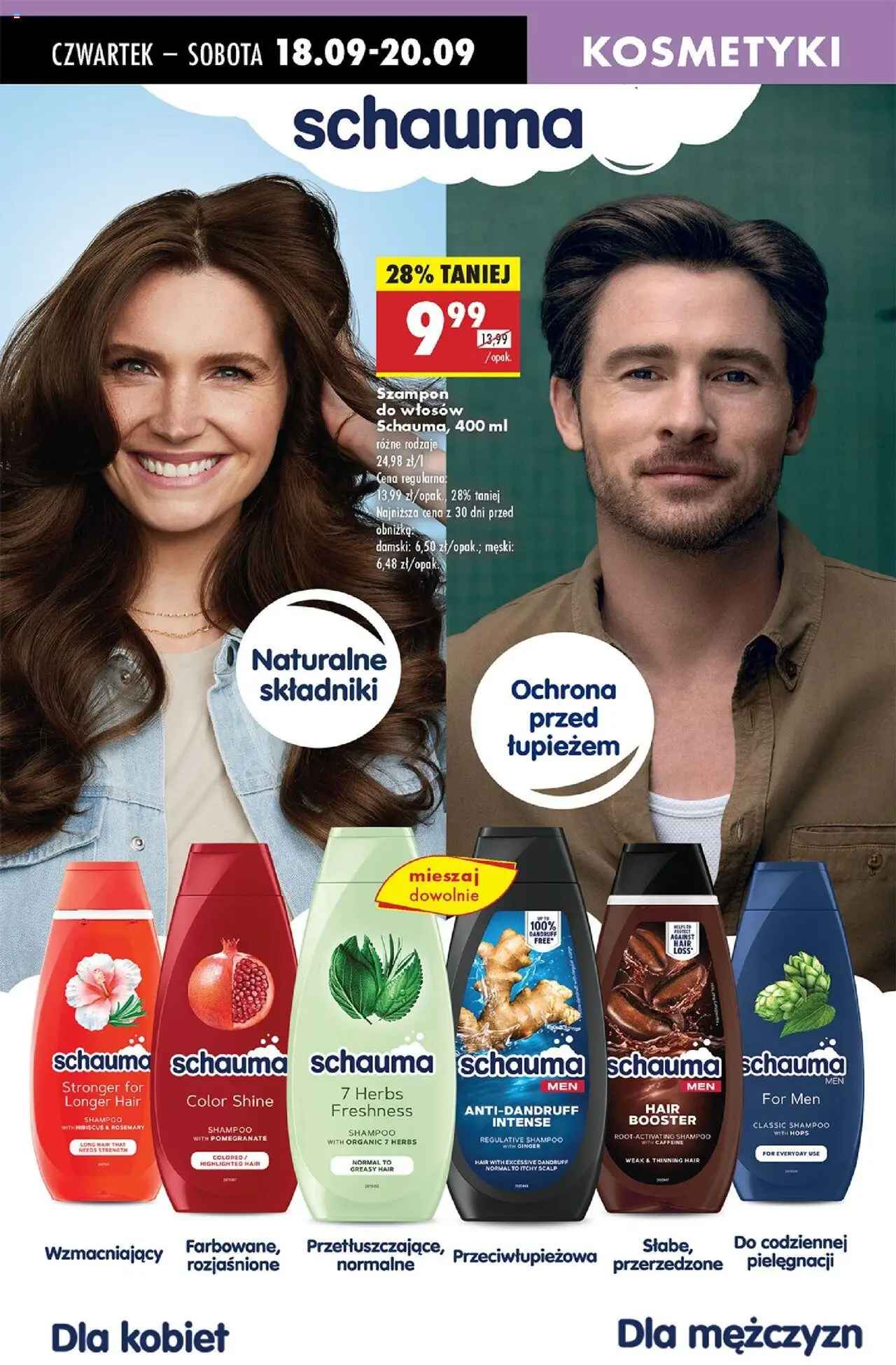 Biedronka gazetka - Oferta w tym tygodniu od 18.09.2025 | Strona: 67 | Produkty: Kosmetyki, Szampon