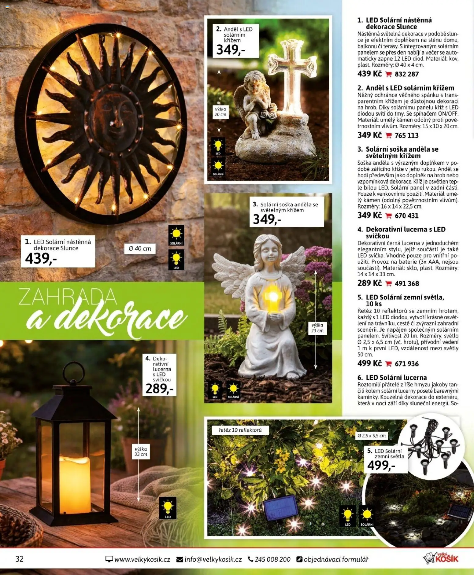 Velký Košík katalog únor 2026 od 01.02.2026 | Strana: 32 | Produkty: Košík, Baterie, LED, Dekorace