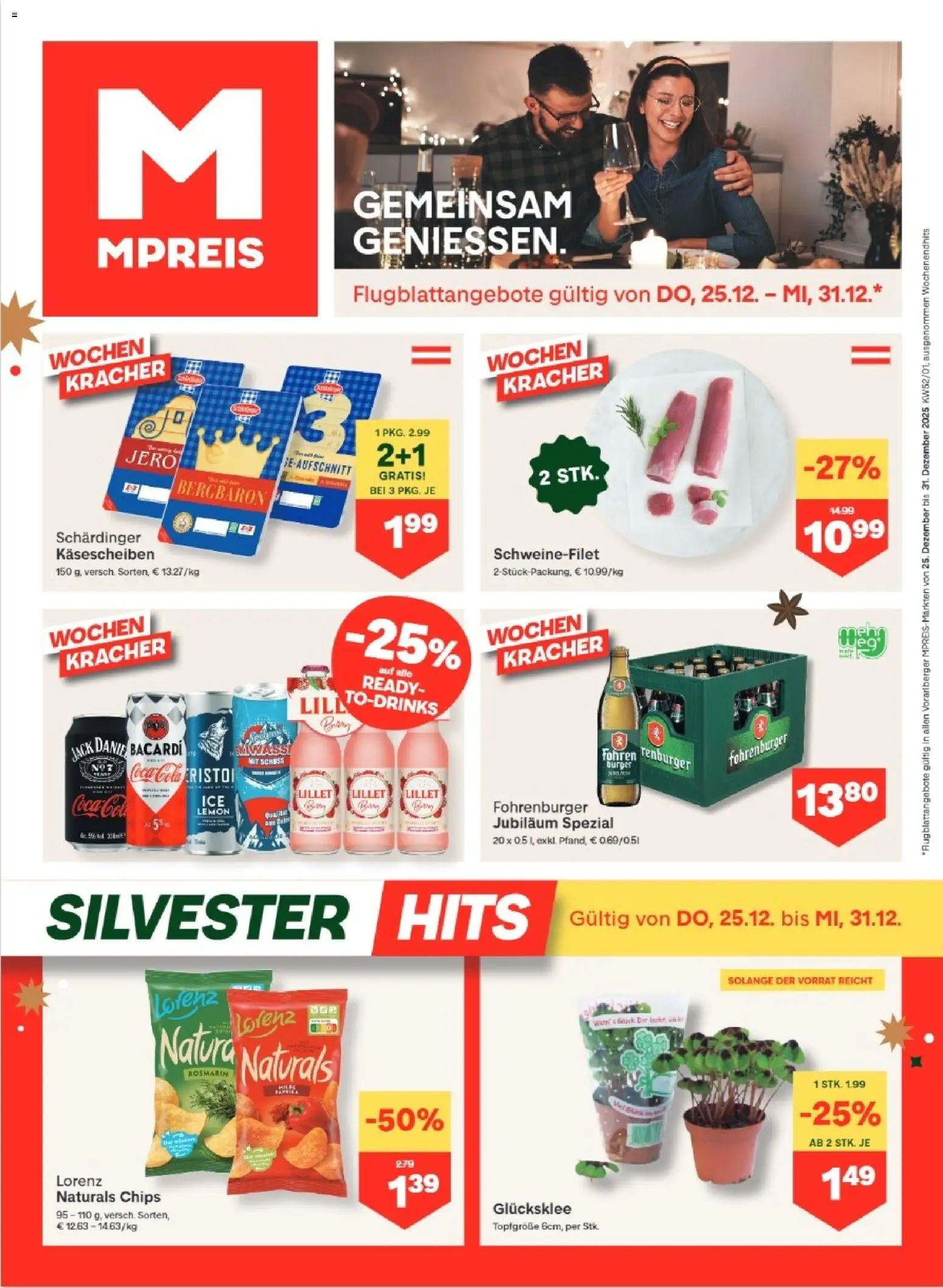 MPREIS Hohenems gültig ab 25.12.2025 | Seite: 1 | Produkte: Chips