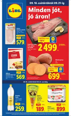 Lidl Akciós újság - amely érvényes a következő dátumtól: 18.09.2025