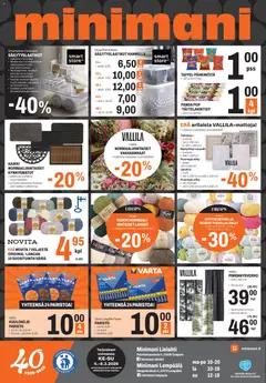 Minimani-mainoslehti voimassa 04.03.2026 alkaen