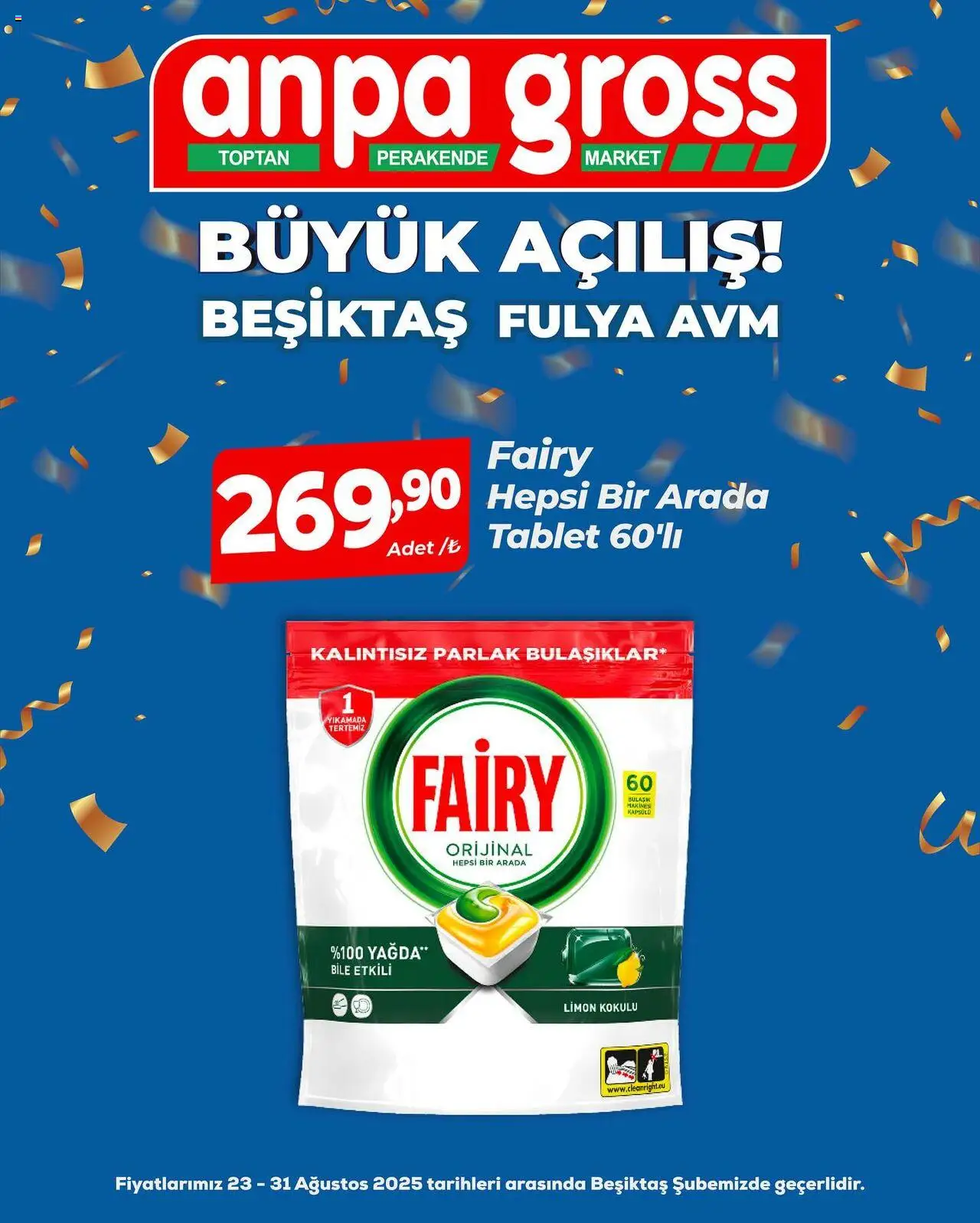 Anpa Gross Büyük Açılış - 23.08.2025 tarihinden itibaren geçerlidir | Sayfa: 68 | Ürünler: Limon, Tablet