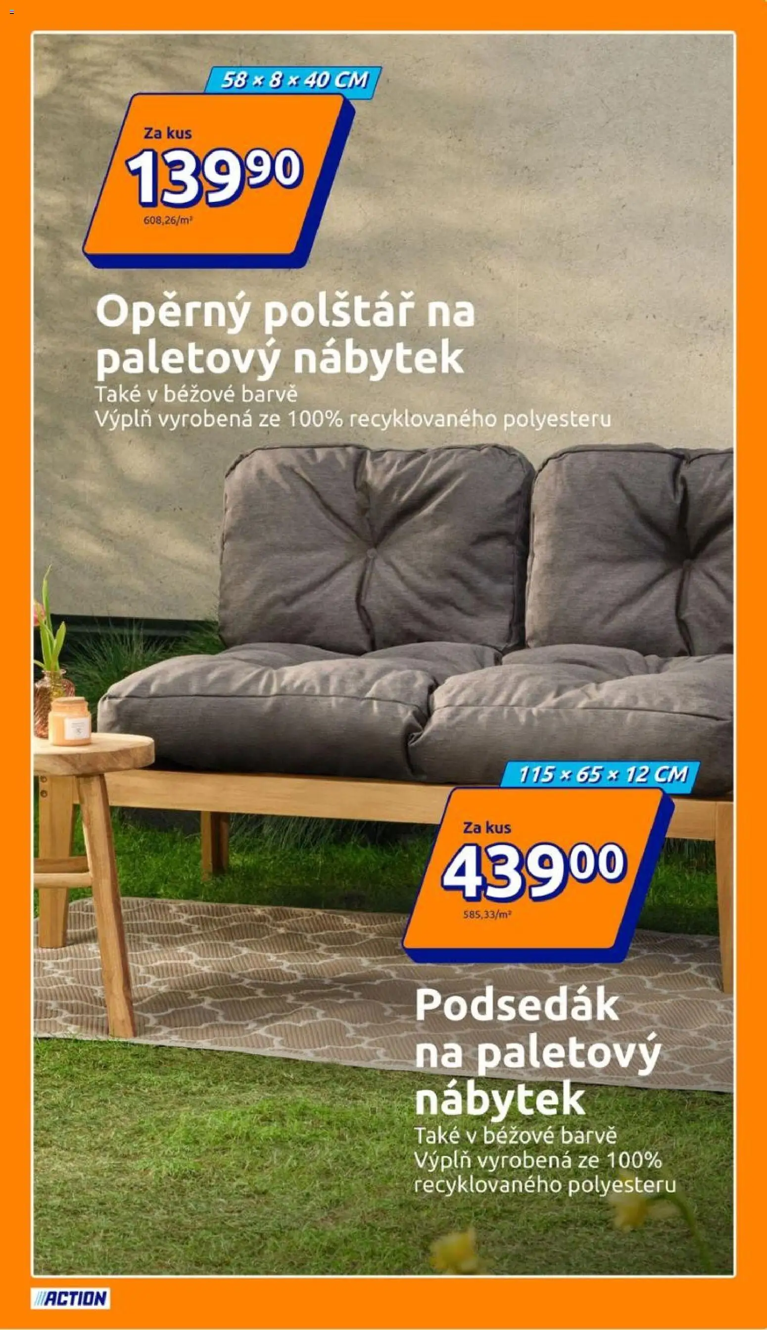 Action leták od 18.03.2026 | Strana: 9 | Produkty: Podsedák, Nábytek, Polštář