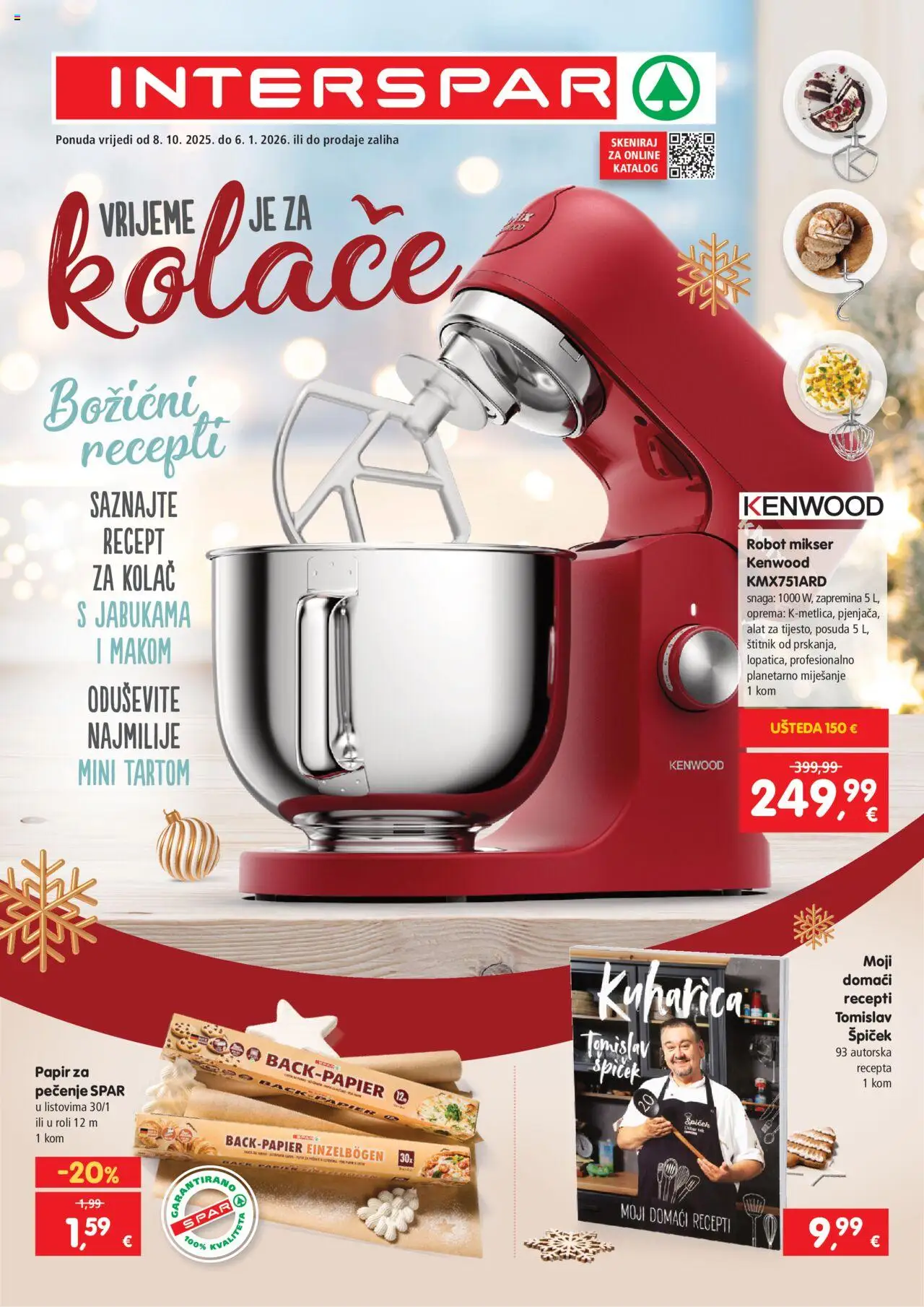 Interspar katalog | vrijedi od 08.10.2025 | Stranica: 1 | Proizvodi: Mikser, Robot, Alat
