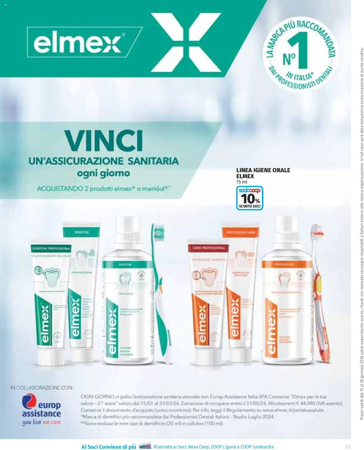 Volantino Ipercoop del 15.01.2026 | Pagina: 33 | Prodotti: Dentifricio, Data
