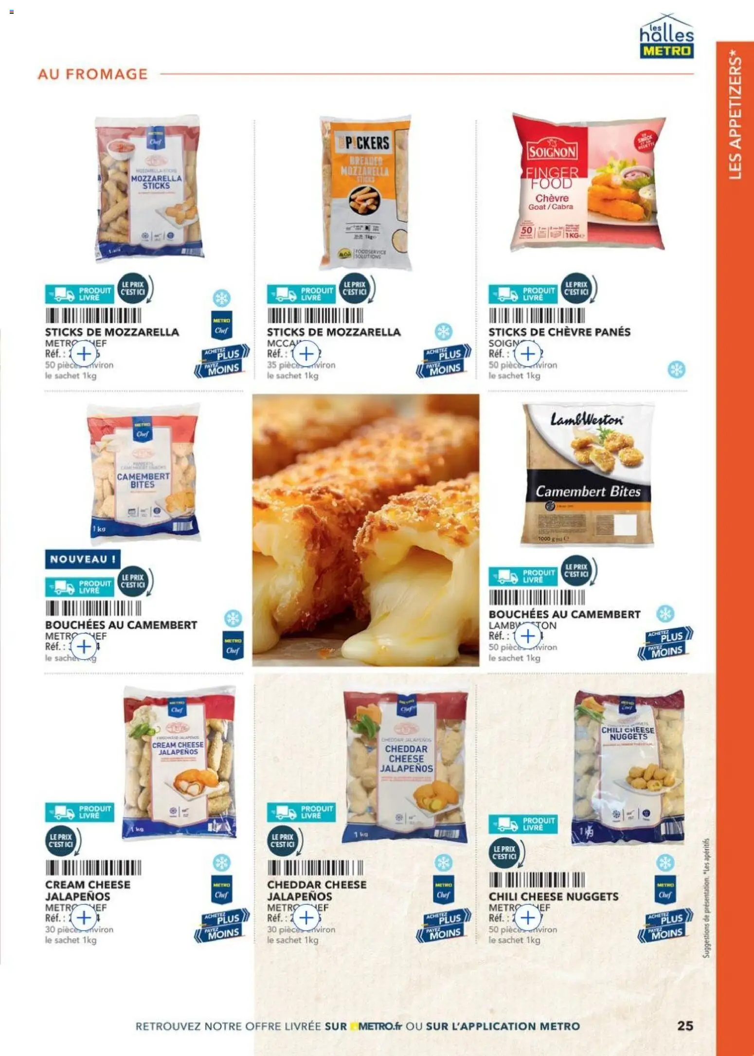 {H1} | Page: 25 | Produits: Mozzarella, Fromage, Cheddar, Camembert