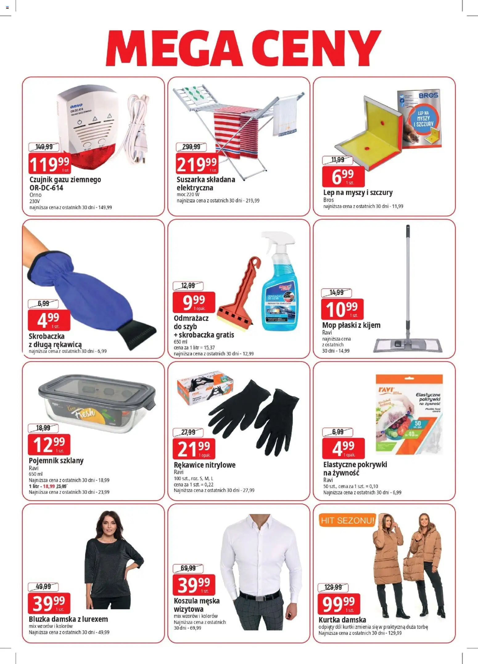 E.Leclerc Gazetka - Elbląg od 10.11.2025 | Strona: 2 | Produkty: Koszula, Bluzka, Kurtka, Suszarka