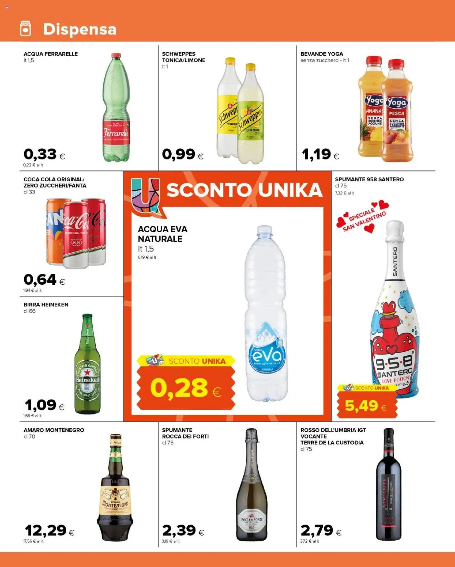 Volantino Tigre del 10.02.2026 | Pagina: 10 | Prodotti: Birra, Zucchero, Spumante, Heineken