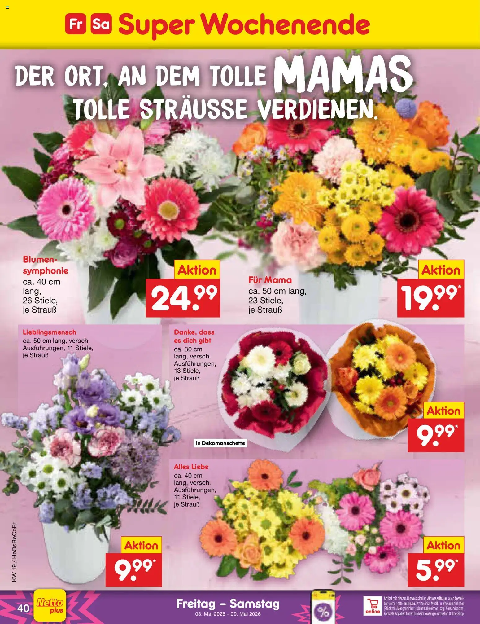 Netto Marken-Discount Prospekt 	 – gültig ab 04.05.2026 | Seite: 58 | Produkte: Blumen