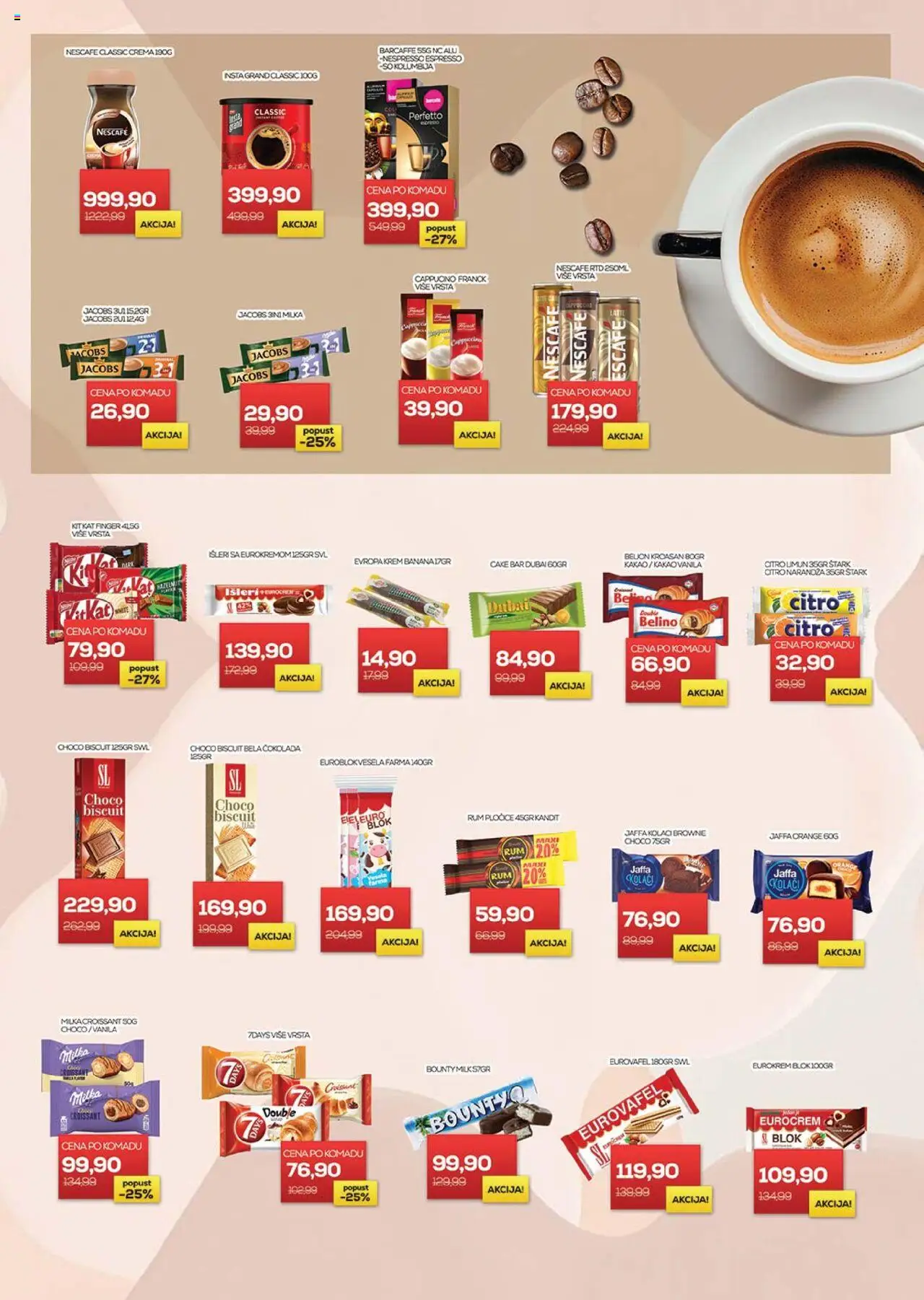 Medius katalog - važi od 26.08.2025 | Strana: 13 | Proizvode: Milka, Barcaffé, Eurocrem, Čokolada