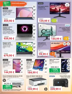Katalog Pevex - Pregled kataloga iz trgovine Pevex, vrijedi od 03.04.2026 | Stranica: 4 | Proizvodi: Tablet, Čaše, Monitor, Printer