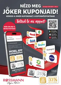 Rossmann Szórólap - amely érvényes a következő dátumtól: 11.08.2025